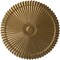 Ekena Millwork Shakuras Ceiling Medallion (Fits Canopies up to 5"), Hand-Painted Pale Gold, 24"OD x 3"P CM24SHPAS - alternate 1